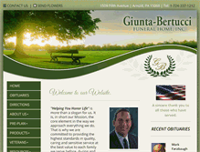Tablet Screenshot of giunta-bertucci.com